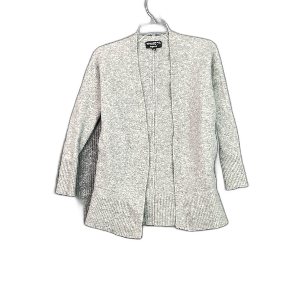Banana Republic Filpucci Cardigan Sweater Women XS Open Front Wool Stretch Skate